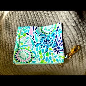 Lilly Pulitzer pouch and mask accessories